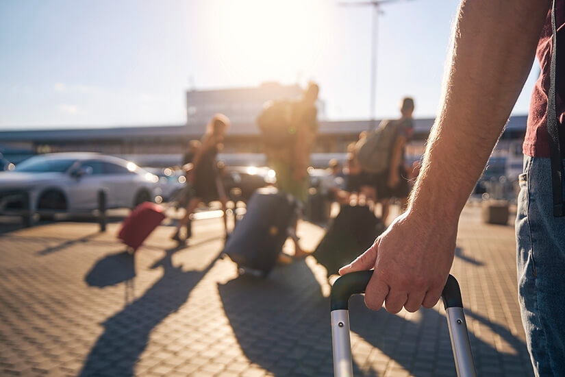 Teaser-Parken am Flughafen