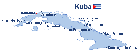 Kuba Landkarte
